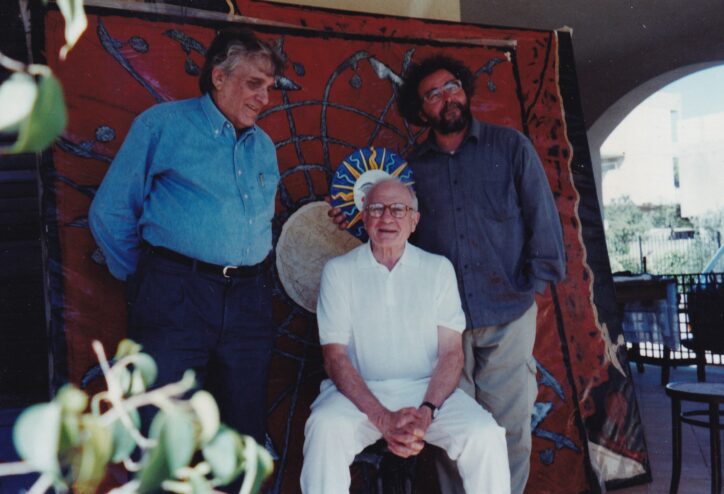 Gulino con Enzo Sellerio e Carlo Bertelli