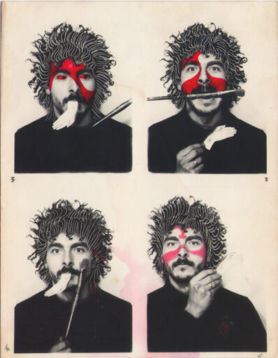 L_Io che dipinge- Autoritratto-1970